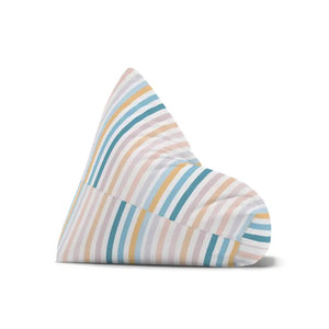 Bean Bag Covers Pastel Stripes Elegant Comfort - Dipaliz - Slipcovers