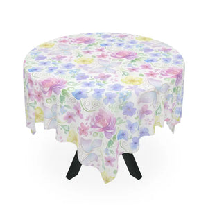 Lightweight Polyester Tablecloth Soft Pastels Trendy Cottage Dipaliz - one Size / White - Tablecloths