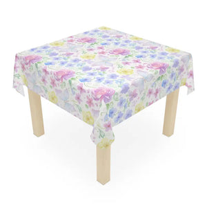 Lightweight Polyester Tablecloth Soft Pastels Trendy Cottage Dipaliz - one Size / White - Tablecloths