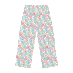Pastel Watercolor Hearts Pajama Pants - Dreamy Sleepwear - Dipaliz - Pajamas