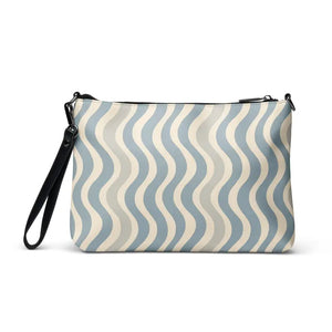 Pastel Wavy Crossbody Bag - Vegan Leather Fun Flair - Dipaliz - Cross Body Bags