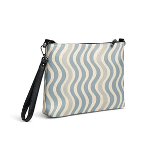 Pastel Wavy Crossbody Bag - Vegan Leather Fun Flair - Dipaliz - Cross Body Bags