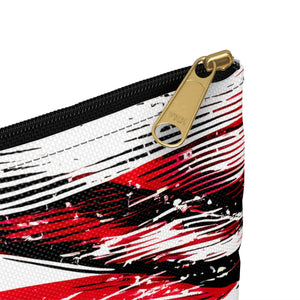 Bold American Flag Accessory Pouch - Travel Organizer - Dipaliz - Cosmetic & Toiletry Bags