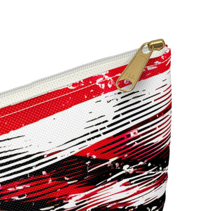 Bold American Flag Accessory Pouch - Travel Organizer - Dipaliz - Cosmetic & Toiletry Bags