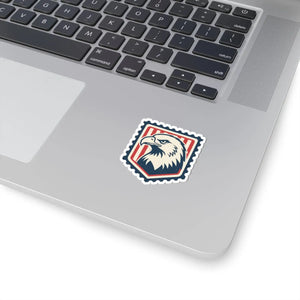 Patriotic Eagle Shield Sticker Retro American Bald Kiss-cut Decal - Decorative Stickers