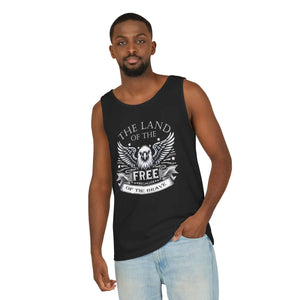 Patriotic Eagle Tank - True American Pride Cotton - Dipaliz - Tops