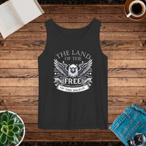 Patriotic Eagle Tank - True American Pride Cotton - Dipaliz - Tops