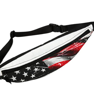 Patriotic Fanny Pack Usa Flag Design All-day Comfort - Dipaliz - one Size - Packs