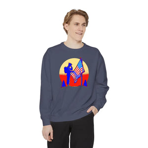 Cozy Garment-dyed Sweatshirt - Independence Day - Dipaliz - Sweatshirts