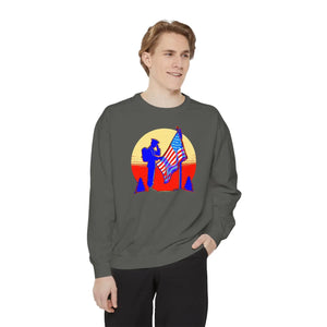 Cozy Garment-dyed Sweatshirt - Independence Day - Dipaliz - Sweatshirts