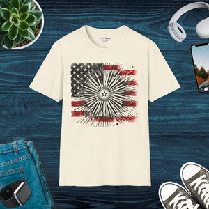 Independence Day Shirt Usa Pride Tee Patriotic Graphic - Dipaliz - s / Natural - T-shirts
