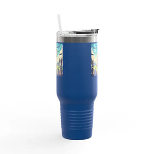Insulated Travel Mug Ice Cold Drinks Road Trips Dipaliz - 40oz / Royal Blue - Tumblers