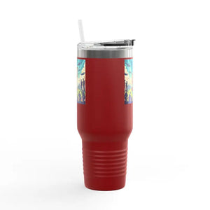 Insulated Travel Mug Ice Cold Drinks Road Trips Dipaliz - 40oz / Red - Tumblers