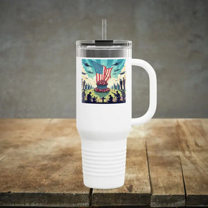 Insulated Travel Mug Ice Cold Drinks Road Trips Dipaliz - Tumblers