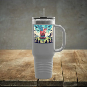 Insulated Travel Mug Ice Cold Drinks Road Trips Dipaliz - Tumblers
