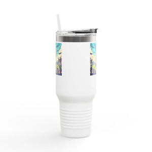 Patriotic Insulated Travel Mug - 40oz Road Trips Drinks - Dipaliz - Tumblers