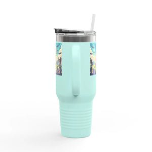 Patriotic Insulated Travel Mug - 40oz Road Trips Drinks - Dipaliz - Tumblers