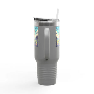 Patriotic Insulated Travel Mug - 40oz Road Trips Drinks - Dipaliz - Tumblers