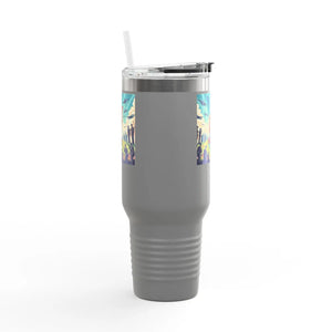 Patriotic Insulated Travel Mug - 40oz Road Trips Drinks - Dipaliz - Tumblers