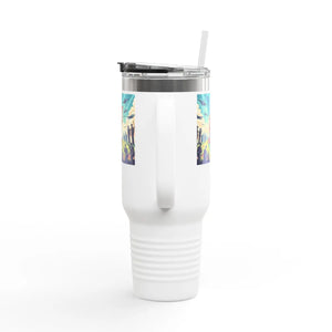 Patriotic Insulated Travel Mug - 40oz Road Trips Drinks - Dipaliz - Tumblers