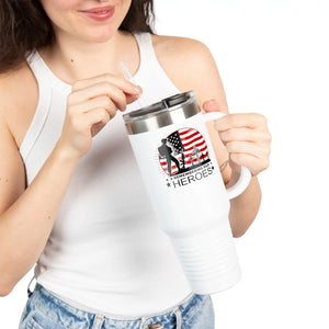 Patriotic Insulated Travel Mug - Memorial Day 40oz - Dipaliz - Mugs
