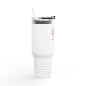 Patriotic Insulated Travel Mug - Veterans Honor Design - Dipaliz - 40oz / White - Mugs