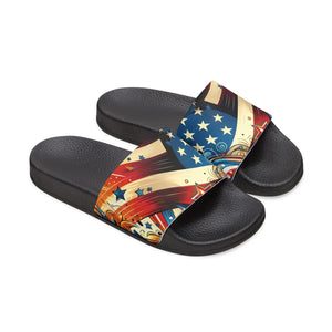 Patriotic Adjustable Sandals - Casual Summer Footwear - Dipaliz
