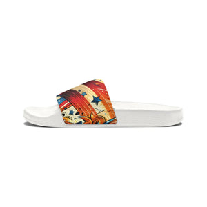 Patriotic Adjustable Sandals - Casual Summer Footwear - Dipaliz