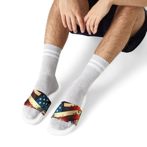 Patriotic Adjustable Sandals - Casual Summer Footwear - Dipaliz