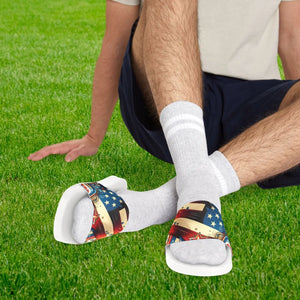 Patriotic Adjustable Sandals - Casual Summer Footwear - Dipaliz