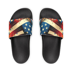 Patriotic Adjustable Sandals - Casual Summer Footwear - Dipaliz