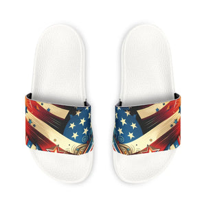 Patriotic Adjustable Sandals - Casual Summer Footwear - Dipaliz