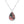 Bold American Flag Oval Necklace - Independence Day - Dipaliz - Necklaces