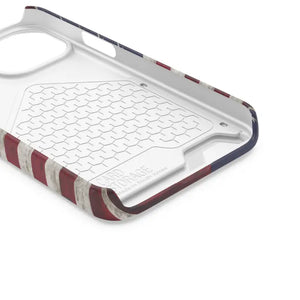 Usa Heart Case + Wallet Patriotic Phone Protector - Dipaliz - Electronics Accessories