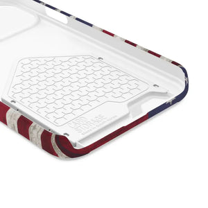 Usa Heart Case + Wallet Patriotic Phone Protector - Dipaliz - Electronics Accessories