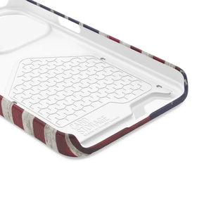 Usa Heart Case + Wallet Patriotic Phone Protector - Dipaliz - Electronics Accessories