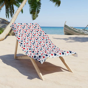Star Beach Towel – Patriotic 4th of July - Dipaliz - Towels
