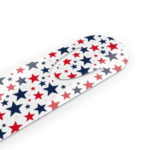 Patriotic Red White & Blue Star Metal Bookmark - American Flag Stars Reading Clip - Bookmarks