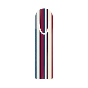 Patriotic Red White & Blue Striped Metal Bookmark - Bookmarks