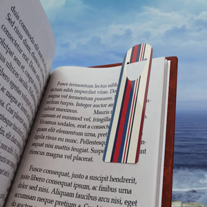 Patriotic Red White & Blue Striped Metal Bookmark - Bookmarks