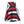 Patriotic Red White & Blue Striped Skater Skirt - Skirts