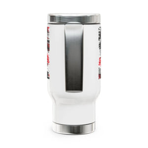 Patriotic Steel Travel Mug - Adventure Ready 14oz - Dipaliz - Tumblers