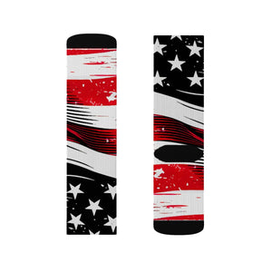 Patriotic Sublimation Socks - Fleece Lining - Dipaliz