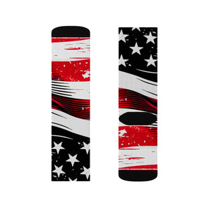 Patriotic Sublimation Socks - Fleece Lining - Dipaliz