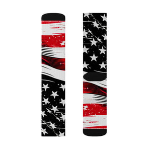 Patriotic Sublimation Socks - Fleece Lining - Dipaliz