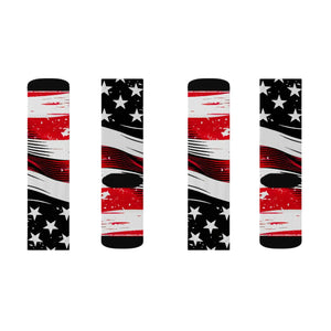 Patriotic Sublimation Socks - Fleece Lining - Dipaliz