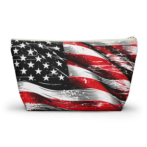 Usa Flag Accessory Pouch - Patriotic Style Gear - Dipaliz - Cosmetic & Toiletry Bags
