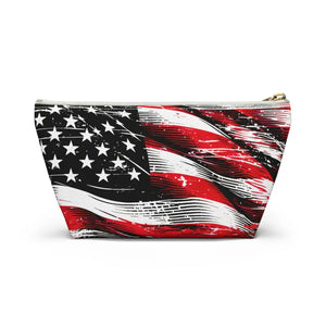 Usa Flag Accessory Pouch - Patriotic Style Gear - Dipaliz - Cosmetic & Toiletry Bags