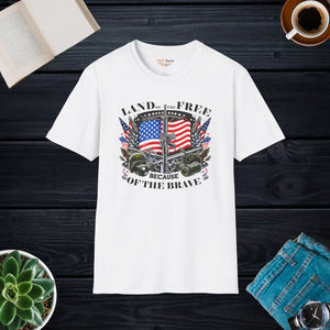 Soft Independence Day T-shirt - Patriotic Unisex Softstyle - Dipaliz - T-shirts