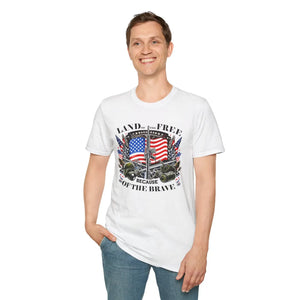 Soft Independence Day T-shirt - Patriotic Unisex Softstyle - Dipaliz - T-shirts